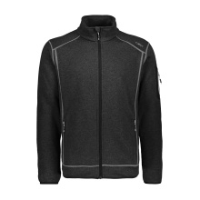 CMP Fleecejacke Knit-Tech mit Stehkragen schwarz Herren